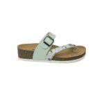 Level Anatomic Women's Adjustable Sandal with Flower Design on the Paddle