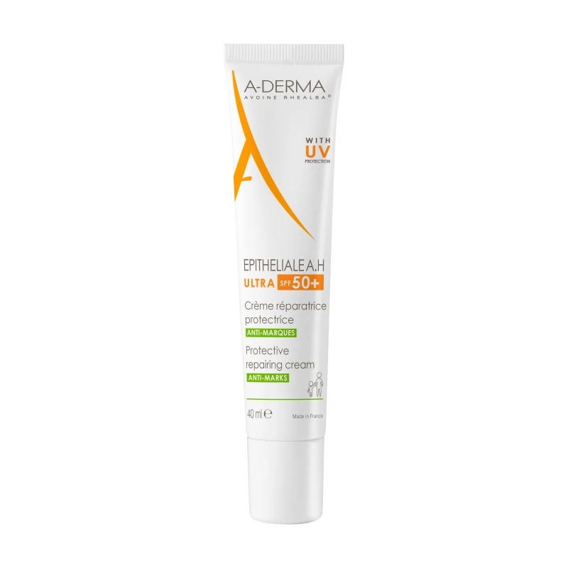 a-derma-epitheliale-ah-ultra-spf50-Προστατευτική-Επανορθωτική-Κρέμα-Κατά-των-Σημαδιών-40ml1.jpg A-Derma Epitheliale A.H Ultra SPF50+ Προστατευτική Επανορθωτική Κρέμα Κατά των Σημαδιών, 40ml - Image 1
