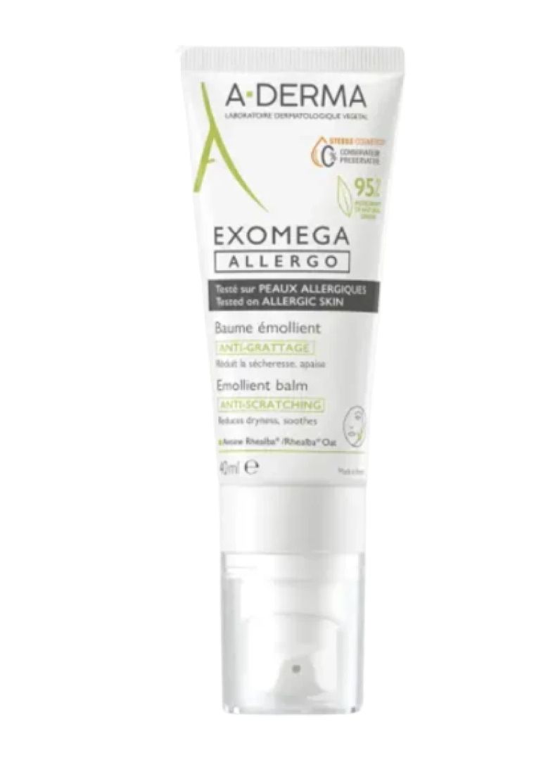 a-derma-exomega-allergo-emollient-balm-Αποστειρωμένο-Μαλακτικό-bάλσαμο-200ml1.jpg A-Derma Exomega Allergo Emollient Balm Αποστειρωμένο Μαλακτικό Bάλσαμο, 200ml - Image 1