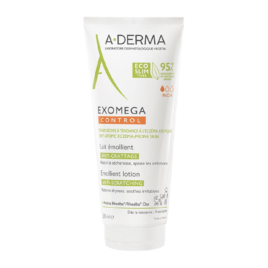 a-derma-exomega-control-emollient-lotion-Μαλακτικό-Γαλάκτωμα-200ml1.jpg A-Derma Exomega Control Emollient Lotion Μαλακτικό Γαλάκτωμα, 200ml - Image 1
