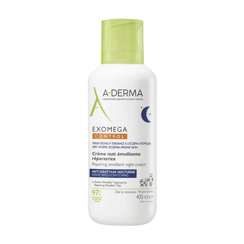a-derma-exomega-control-repairing-emollient-night-cream-Επανορθωτική-Μαλακτική-Κρέμα-Νυκτός-400ml1.jpg A-Derma Exomega Control Repairing Emollient Night Cream Επανορθωτική Μαλακτική Κρέμα Νυκτός, 400ml - Image 1