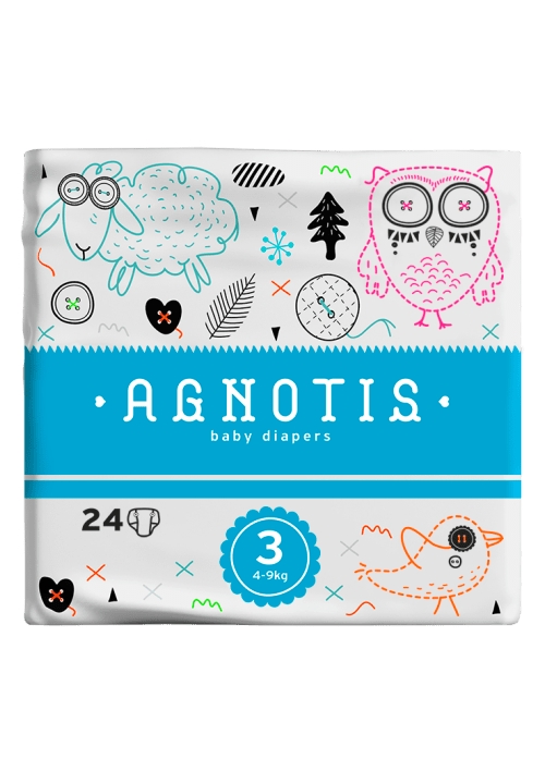 agnotis-baby-eco-Πάνες-με-Αυτοκόλλητο-no-3-για-4-9kg-24τμχ1.jpg Agnotis Baby Eco Πάνες με Αυτοκόλλητο No. 3 για 4-9kg 24τμχ - Image 1