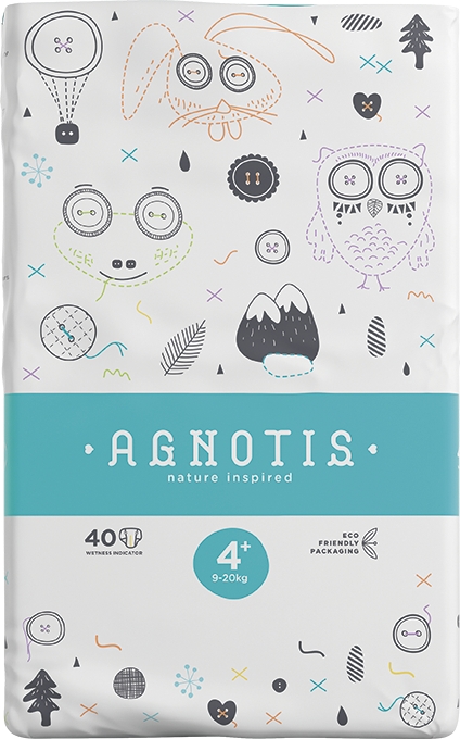 agnotis-baby-eco-Πάνες-με-Αυτοκόλλητο-no-4-για-9-20kg-40τμχ1.jpg Agnotis Baby Eco Πάνες με Αυτοκόλλητο No. 4+ για 9-20kg 40τμχ - Image 1
