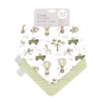All4Ella Fabric Bib Monkey Carnival (2pcs) (BIB150)