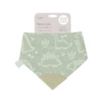 All4Ella Fabric Bib with chewing Sage Dino (BIBS9) - Image 2