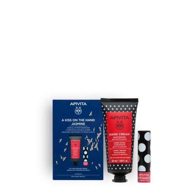 apivita-a-kiss-on-the-hand-jasmine-Σετ-Περιποίησης-με-Κρέμα-Χεριών-50ml1.jpg Apivita A Kiss On The Hand (Jasmine) Σετ Περιποίησης με Κρέμα Χεριών 50ml - Image 1