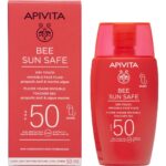 Apivita Bee Sun Safe Dry Touch Invisible Face Fluid SPF50 Λεπτόρρευστη Αντηλιακή Κρέμα Προσώπου 50ml - Image 2