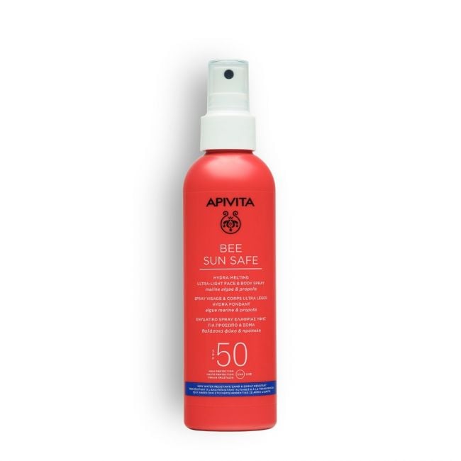 apivita-bee-sun-safe-hydra-melting-ultra-light-Αδιάβροχη-Αντηλιακή-Λοσιόν-Προσώπου-και-Σώματος-spf501.jpg Apivita Bee Sun Safe Hydra Melting Ultra Light Αδιάβροχη Αντηλιακή Λοσιόν Προσώπου και Σώματος SPF50 - Image 1