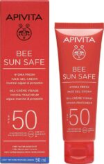 Apivita Bee Sun Safe Hydra Waterproof Sunscreen Gel-Face Cream SPF50 50ml