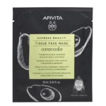 Apivita Express Beauty Tissue Μάσκα Προσώπου για Ενυδάτωση & Καταπράυνση με Αβοκάντο 10ml