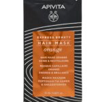 Apivita Express Beauty Μάσκα Μαλλιών Λάμψης & Αναζωογόνησης με Πορτοκάλι 20ml