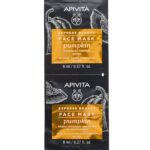 Apivita Express Beauty Μάσκα Προσώπου με Κολοκύθα για Αποτοξίνωση 2x8ml