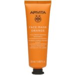 Apivita Face Mask Orange Μάσκα Λάμψης Προσώπου με Πορτοκάλι για Όλους τους Τύπους Επιδερμίδας 50ml