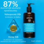 Apivita Hyaluronic Hydra Moisturizing Shampoo Eco Pack Σαμπουάν Ενυδάτωσης 500ml - Image 3