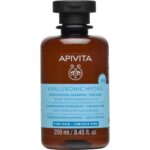 Apivita Hyaluronic Hydra Moisturizing Shampoo Fine Hair Σαμπουάν Ενυδάτωσης για Λεπτά Μαλλιά 250ml