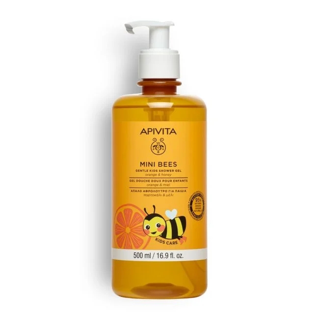 apivita-mini-bees-Απαλό-Αφρόλουτρο-Για-Παιδιά-Πορτοκάλι-38-Μέλι-500ml1.jpg Apivita Mini Bees Απαλό Αφρόλουτρο Για Παιδιά (Πορτοκάλι & Μέλι) 500ml - Image 1