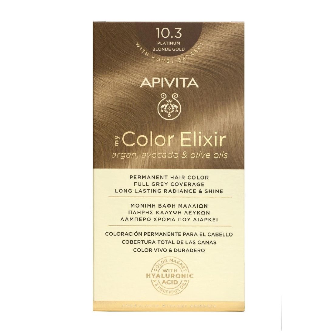 apivita-my-color-elixir-permanent-hair-color-103-Κατάξανθο-Χρυσό-1τεμ1.jpg Apivita My Color Elixir Permanent Hair Color 10.3 Κατάξανθο Χρυσό 1τεμ - Image 1
