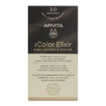Apivita My Color Elixir Permanent Hair Color 3.0 Καστανό Σκούρο 1τεμ