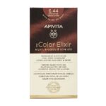Apivita My Color Elixir Permanent Hair Color 6.44 Ξανθό Σκούρο Έντονο Χάλκινο 1τεμ