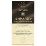 Apivita My Color Elixir Permanent Hair Color 6.87 Ξανθό Σκούρο Περλέ 1τεμ