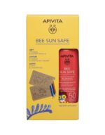 Apivita Promo Bee Sun Safe Hydra Sun Kids Lotion Spray SPF50 200ml & Gift 2 Jars & Wooden Crayons