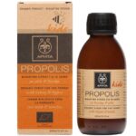 Apivita Propolis Kids Παιδικό Βιολογικό Σιρόπι για το Λαιμό με Μέλι & Θυμάρι 150ml