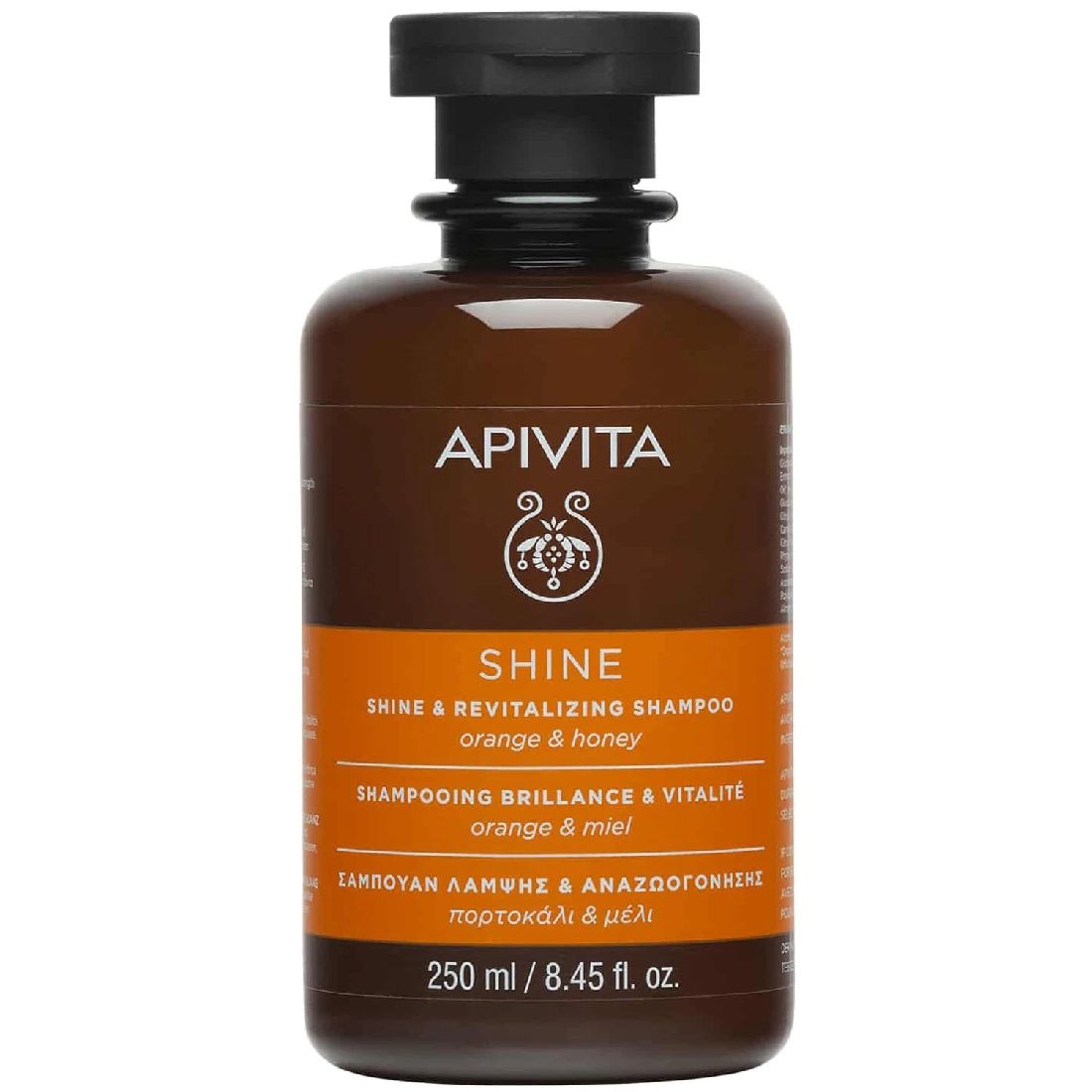 apivita-shine-38-revitalizing-Σαμπουάν-Λάμψης-38-Αναζωογόνησης-με-Πορτοκάλι-38-Μέλι-250ml1.jpg Apivita Shine & Revitalizing Σαμπουάν Λάμψης & Αναζωογόνησης με Πορτοκάλι & Μέλι 250ml - Image 1