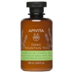 Apivita Tonic Mountain Tea Shower Gel with Essential Oils Αφρόλουτρο με Αιθέρια Έλαια, 250ml