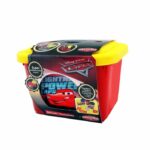 AS Plasticine Disney Cars Suitcase with 4 jars⁄Caps & 8 accessories 456gr (1045-03573)