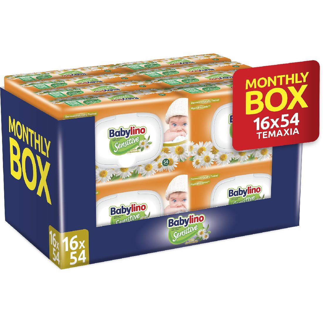 babycare-Μωρομάντηλα-chamomile-sensitive-monthly-pack-16x54-864τμχ1.jpg Babycare Μωρομάντηλα Chamomile Sensitive Monthly Pack 16x54 (864τμχ) - Image 1