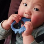 B.Box  Wrist Teether Μασητικό Οδοντοφυΐας από Σιλικόνη Μπλε για 3 m+ (BB100308) - Image 2