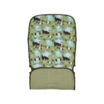Bebe Stars Κάλυμμα Καροτσιού Διπλής Όψης 33x70εκ. Green Elephant