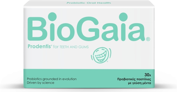 biogaia-prodentis®-for-teeth-38-gums-Προβιοτικές-Παστίλιες-για-Δόντια-38-Ούλα-με-Γεύση-Μήλο-30-παστ1.jpg BioGaia Prodentis® for Teeth & Gums Προβιοτικές Παστίλιες για Δόντια & Ούλα με Γεύση Μήλο, 30 παστ. - Image 1