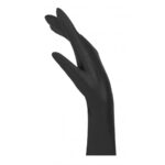 Bournas Medicals Γάντια Latex ''Soft Care'' Nero Χωρίς Πούδρα - Μαύρα 100τμχ XLarge - Image 2