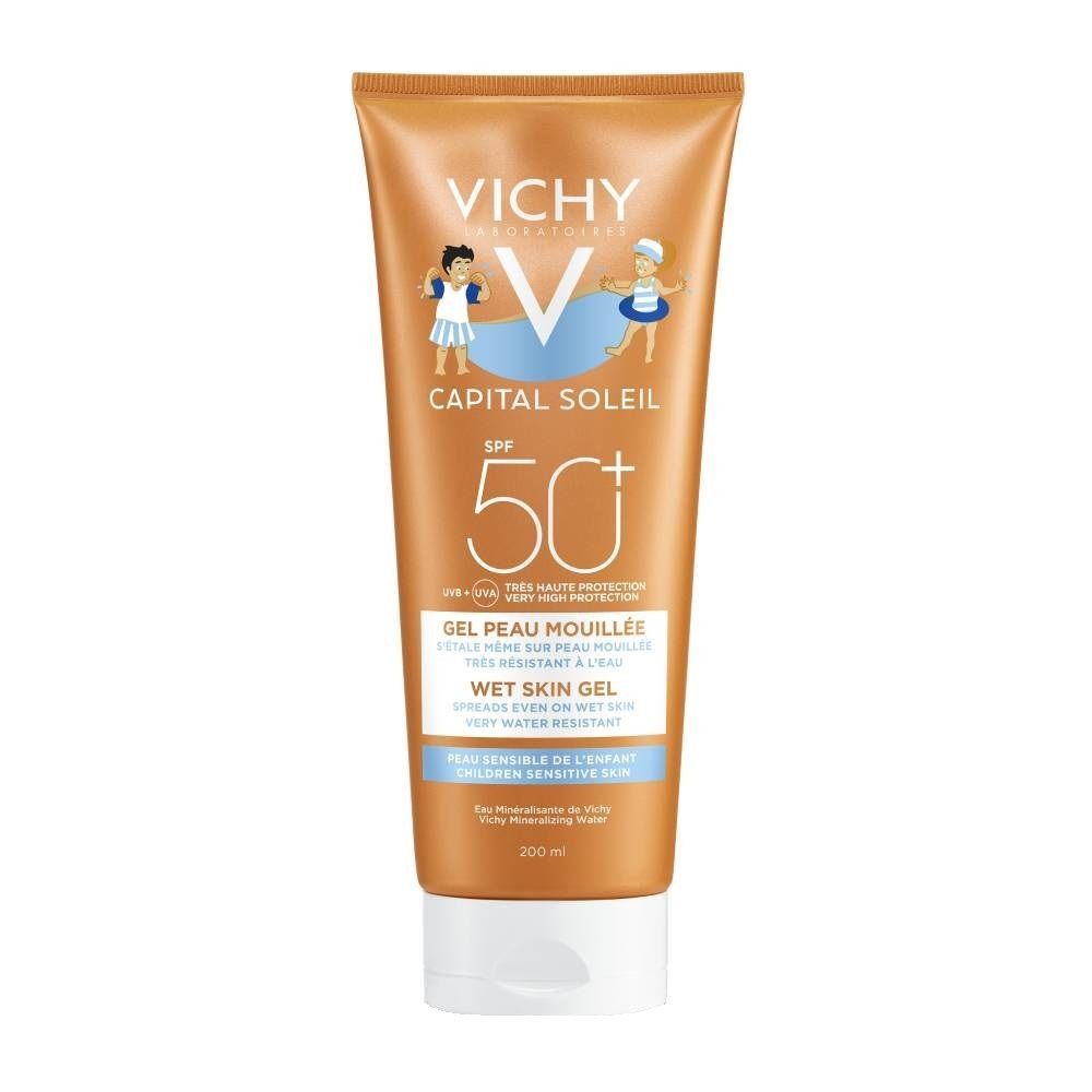 capital-soleil-wet-skin-gel-kids-spf50-200ml1.jpg Capital Soleil Wet Skin Gel kids SPF50+ 200ml - Image 1
