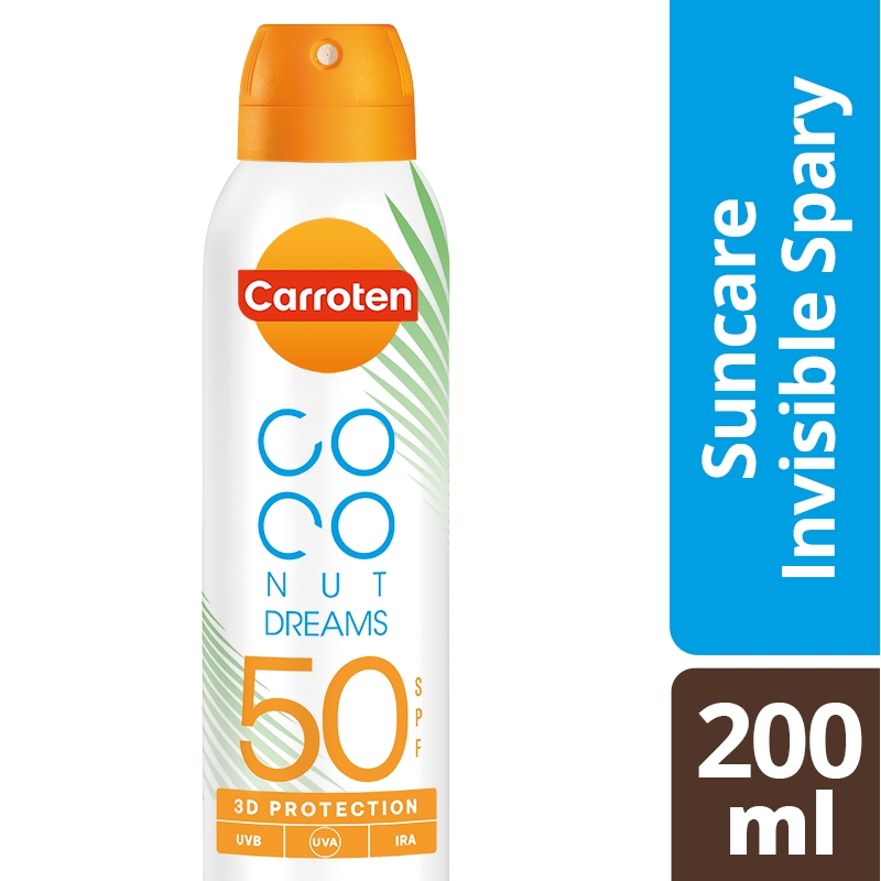 carroten-coconut-dreams-Αντηλιακό-Σώματος-Διάφανο-σε-spray-spf-50-200ml1.jpg Carroten Coconut Dreams Αντηλιακό Σώματος Διάφανο σε Spray SPF 50 200ML - Image 1