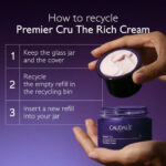 Caudalie Premier Cru The Rich Cream Refill Αντιγηραντική Κρέμα Προσώπου, 50ml - Image 3