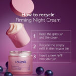 Caudalie Resveratrol-Lift Firming Night Cream-Δοχείο αναπλήρωσης, 50ml - Image 4