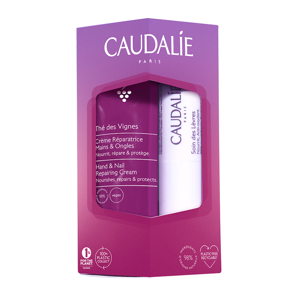 caudalie-the-des-vignes-hand-38-nail-cream-30ml-38-lip-conditioner-45gr1.jpg Caudalie The Des Vignes Hand & Nail Cream , 30ml & Lip Conditioner , 4,5gr - Image 1