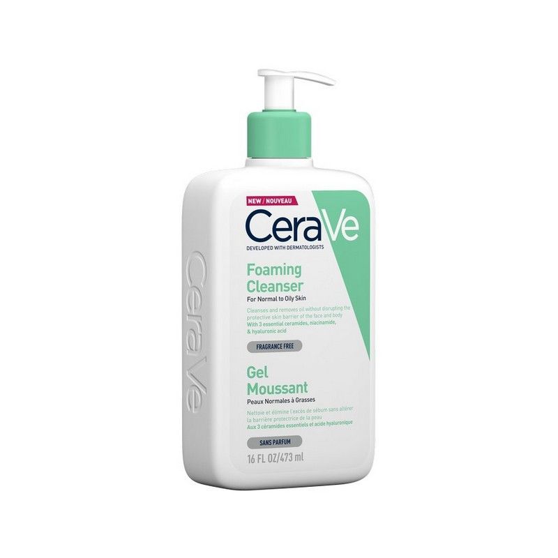 cerave-foaming-cleanser-Αφρίζον-gel-Καθαρισμού-Για-Λιπαρή-Επιδερμίδα-473ml1.jpg CeraVe Foaming Cleanser Αφρίζον Gel Καθαρισμού Για Λιπαρή Επιδερμίδα, 473ml - Image 1