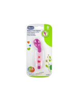 Chicco Baby's First Spoon Κουτάλι Σιλικόνης για Βρέφη 8m+ Ροζ, 1τεμ - Image 2