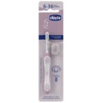 Chicco First Milk Teeth Toothbrush 6-36m Ροζ, 1τεμ - Image 2