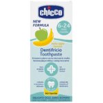 Chicco Fruit Toothpaste 6-24m Παιδική Οδοντόκρεμα με Γέυση Μήλο & Μπανάνα 50ml - Image 2