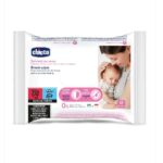 Chicco Natural Feeling Μαντηλάκια Καθαρισμού Στήθους χωρίς Άρωμα, Οινόπνευμα & Parabens 16τεμ