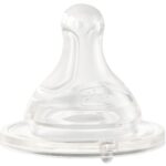 Chicco Physio Teat Anti-Colic Θηλή Σιλικόνης Μέτριας Ροής 2m+ 2 τεμ - Image 2