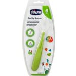 Chicco Soft Silicone Κουτάλι Σιλικόνης Soft 6m+ Πράσινο, 1τεμ - Image 2