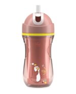 Chicco Sport Cup 14m+ Εκπαιδευτικό Κύπελλο με Καλαμάκι από Σιλικόνη, 266ml