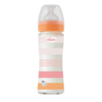 Chicco Well Being Γυάλινο Μπιμπερό κατά των Κολικών 0m+, 240ml