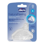 Chicco Θηλή Σιλικόνη Natural Feeling Κανονική Ροή 0m+ 1τμχ