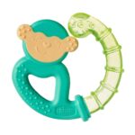 Chicco Μασητικός Κρίκος Οδοντοφυΐας Monkey Green με Νερό από Σιλικόνη Πράσινο για 4m+ 1τεμ